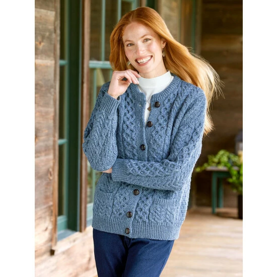 Top 10 ๐ Vermont Country Store ๐ฉ Women's Irish Wool Timeless Cardigan Charcoal ๐ - Image 3