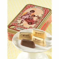 Cheapest 🛒 Vergani Gianduiotti Gift Tin With Italian Hazelnut Chocolates ✨