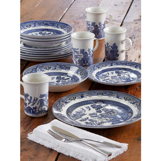 Coupon π Vermont Country Store Blue Willow Salad Plates, Set Of 4 π - Image 3