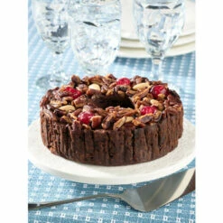Buy 🛒 Vermont Country Store Triple Liquor Chocolate Fruitcake Tin, 2 Pound 🔥