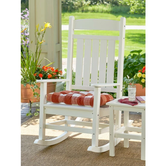 Coupon ๐คฉ Vermont Country Store Patio Time Outdoor Chair Pad Red โญ - Image 5