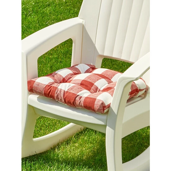 Coupon ๐คฉ Vermont Country Store Patio Time Outdoor Chair Pad Red โญ - Image 6