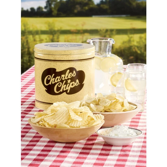 Hot Sale π Charles Chips Specialty Potato Chip Tin, In 3 Flavors π