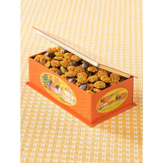 Best deal π― Vermont Country Store Covered Bridge Tin With Autumn Nonpareils π₯° - Image 2