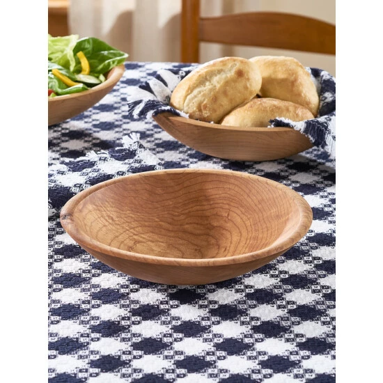 Brand new ๐ Vermont Country Store Solid Wood Artisan Bowl, In 4 Sizes ๐