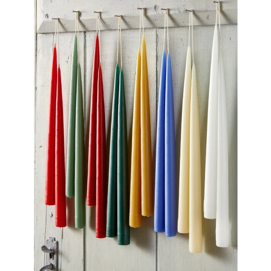 Best deal 🥰 Vermont Country Store Hand-Dipped 13-Inch Taper Candles, 3 Pairs Sage 🤩 - Image 2