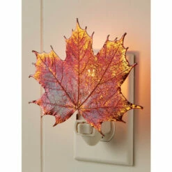 Wholesale 😀 Vermont Country Store Sugar Maple Leaf Night-Light Copper 🌟