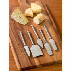 Flash Sale 💯 Vermont Country Store Stainless Steel 5-Piece Cheese Knife Set 👍